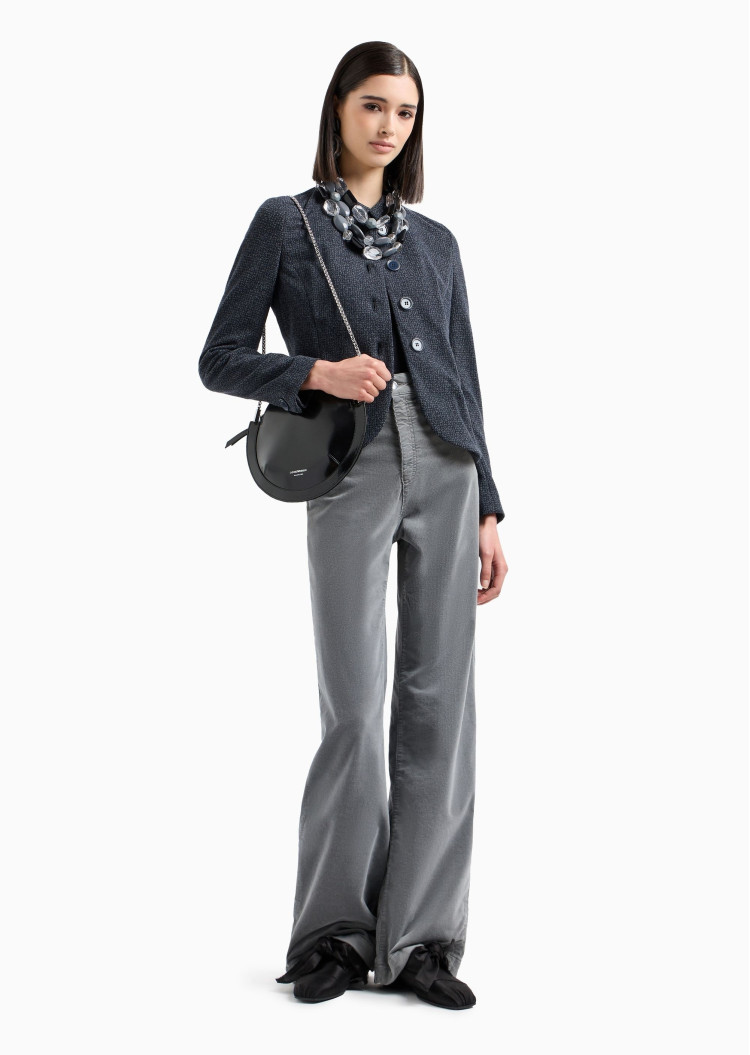 Брюки fashion Regular fit Висока для жінок (477742), колір Сірий - №3
