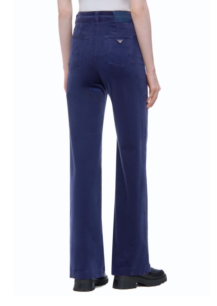 Брюки fashion Regular fit Высокая для женщин (477744), цвет Синий - №4