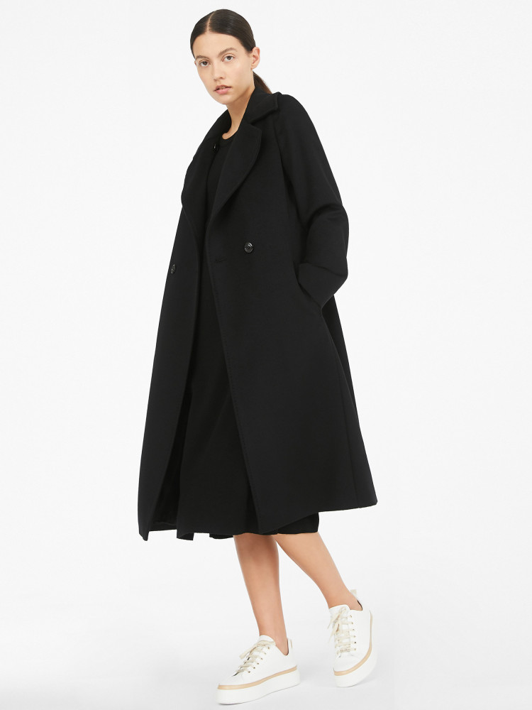 Пальто Regular Fit для женщин (477827), цвет Черный - №4