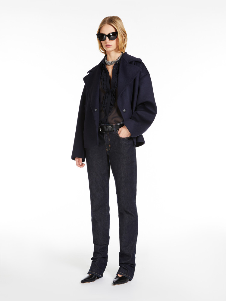 Джинсы Regular Regular fit Средняя для женщин (477833), цвет Фиолетовый - №2