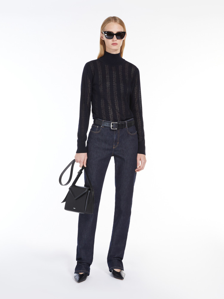 Гольф Slim Fit для женщин (477835), цвет Черный - №3