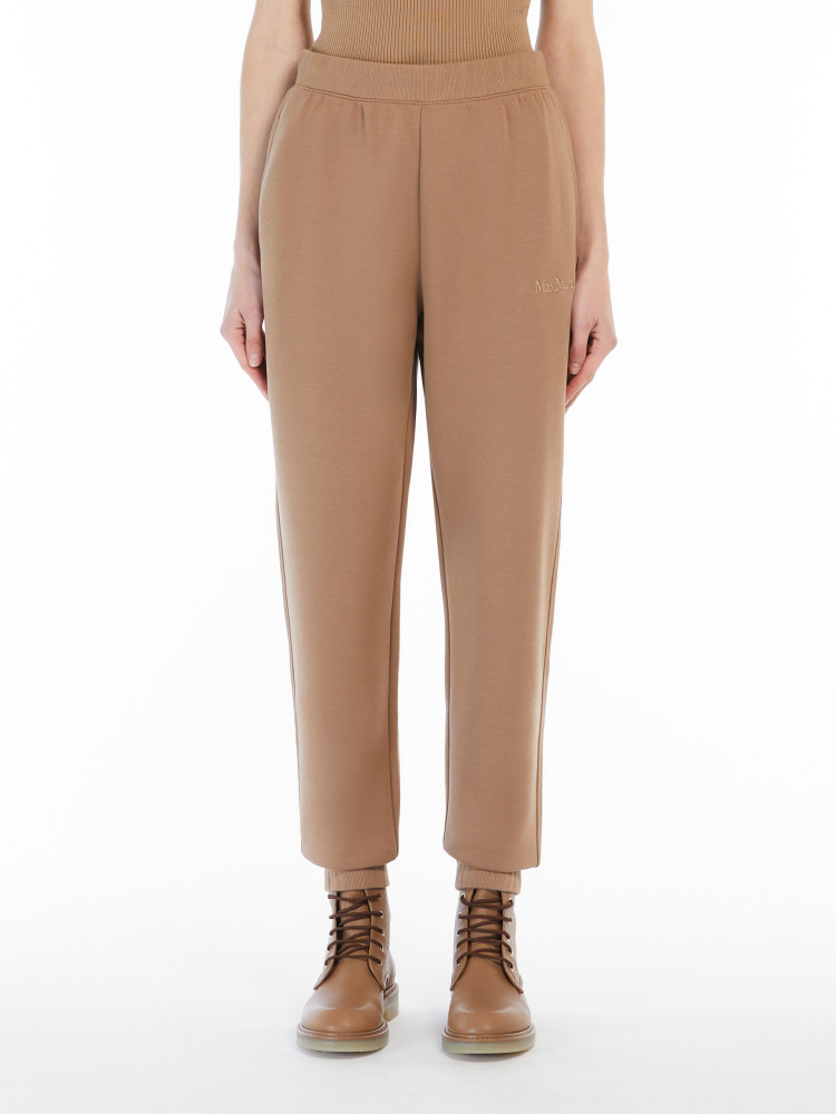 Брюки джерсі Regular fit Висока для жінок (477845), колір Коричневий - №3