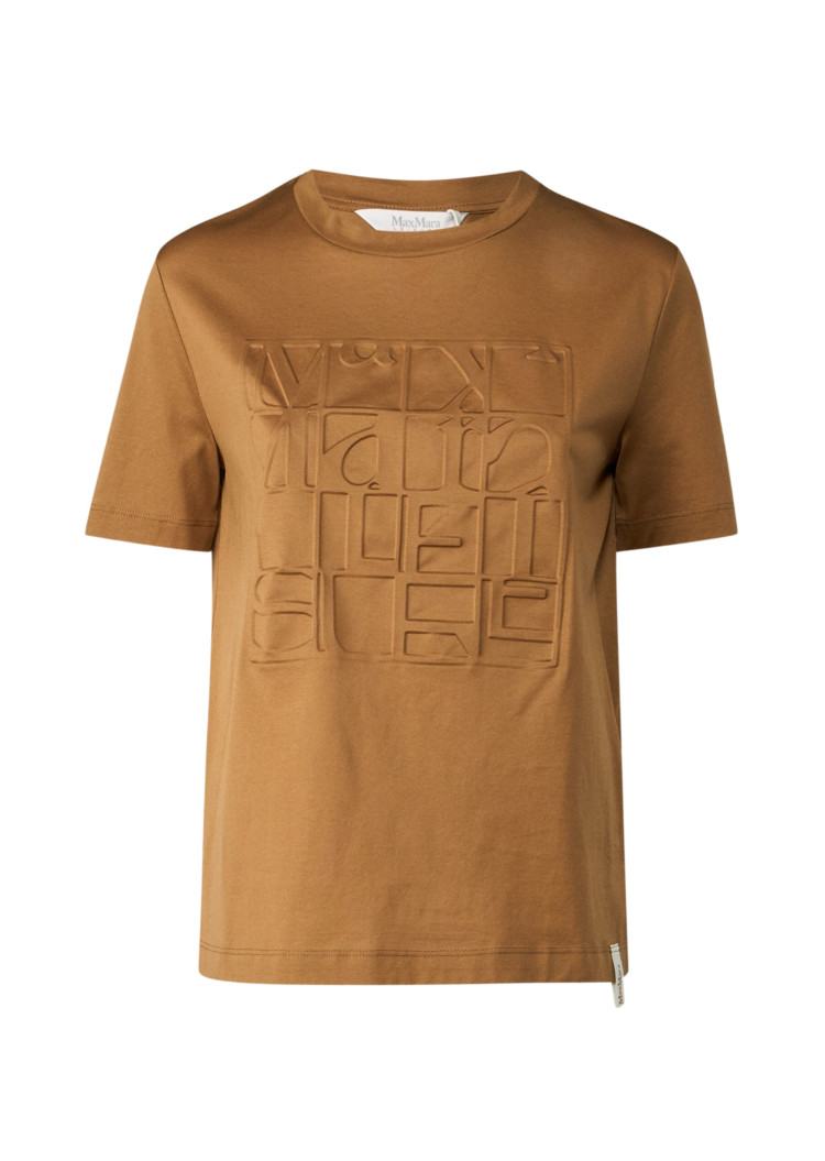 Футболка Regular fit для жінок (477857), колір Коричневий - №1