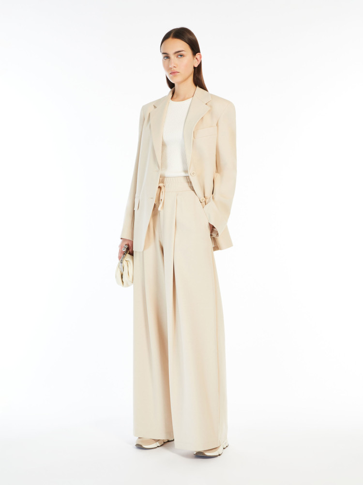 Брюки fashion Relaxed fit Висока для жінок (477885), колір Молочний - №2