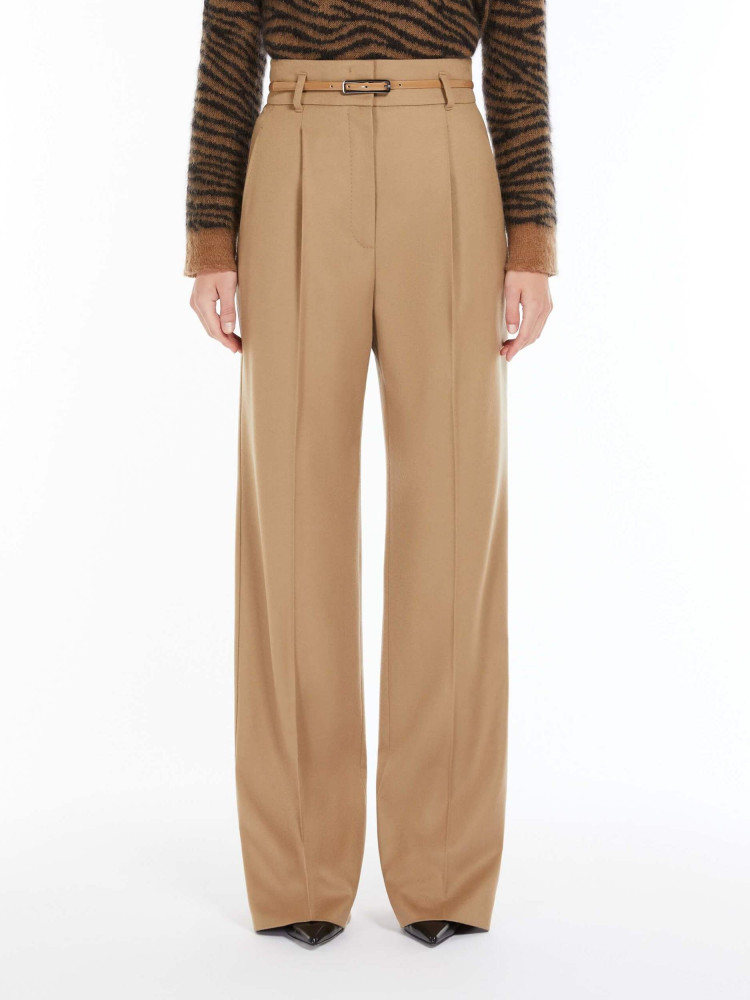 Брюки классика Relaxed Fit Высокая для женщин (477903), цвет Коричневый - №2