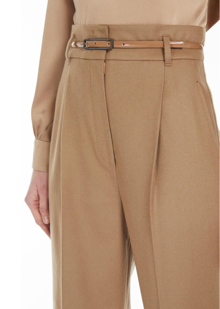 Брюки классика Relaxed Fit Высокая для женщин (477903), цвет Коричневый - №5
