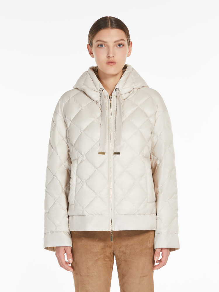 Пуховик тонкий Regular fit для женщин (478431), цвет Бежевый - №2