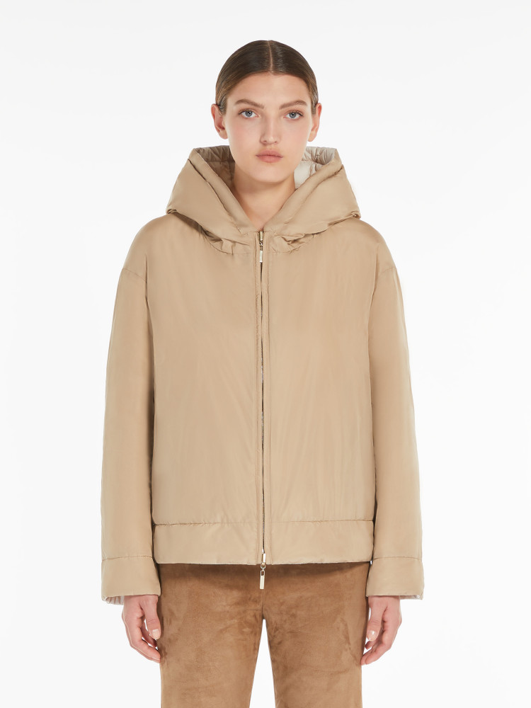 Пуховик тонкий Regular fit для женщин (478431), цвет Бежевый - №3
