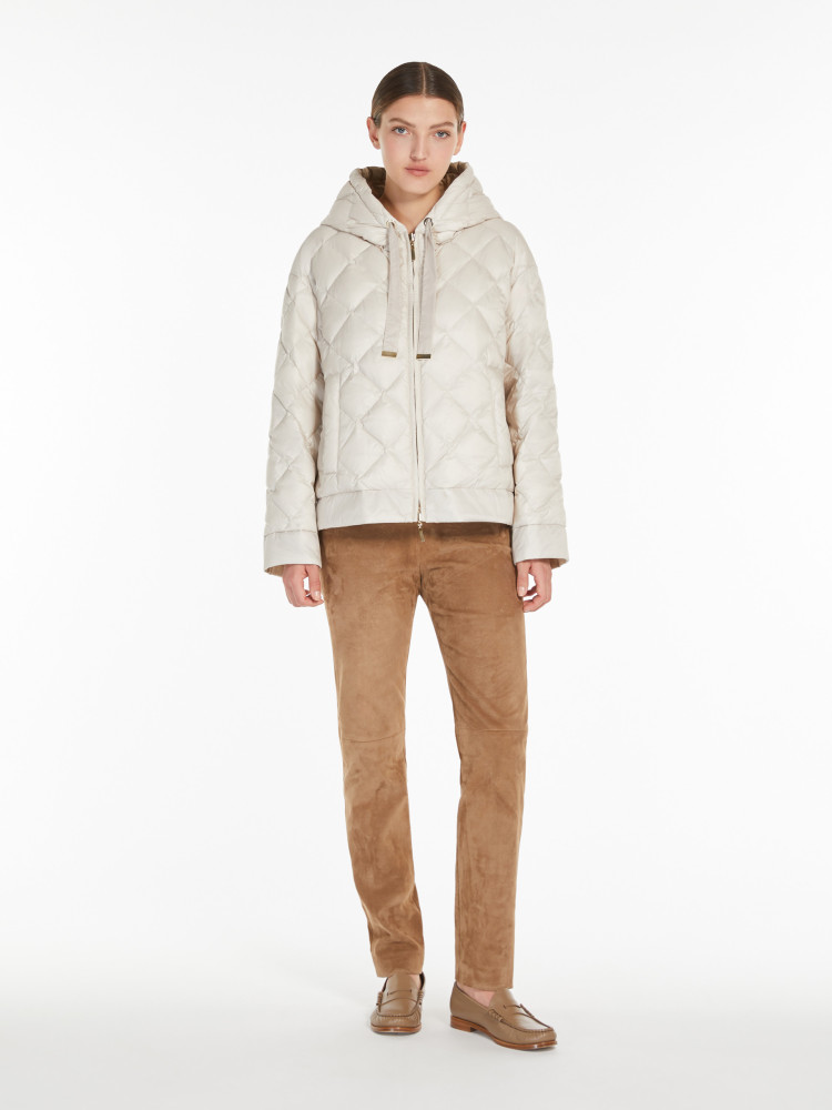 Пуховик тонкий Regular fit для женщин (478431), цвет Бежевый - №4