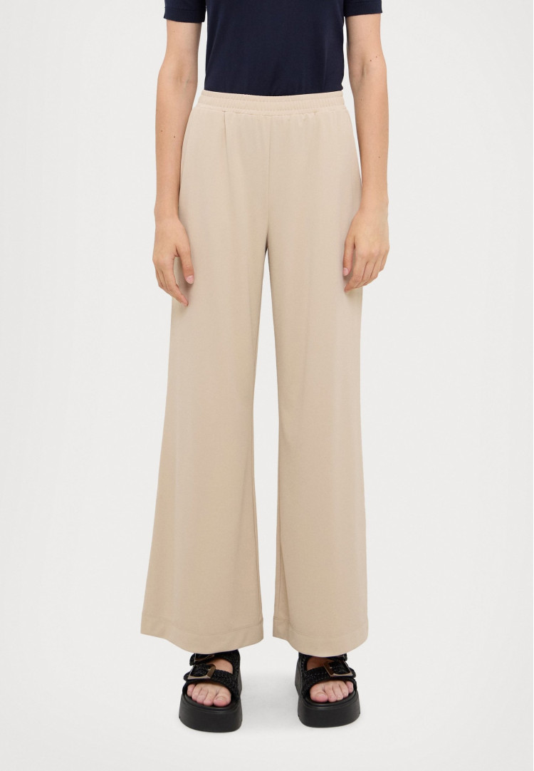 Брюки джерси Relaxed Fit Высокая для женщин (478436), цвет Бежевый - №2