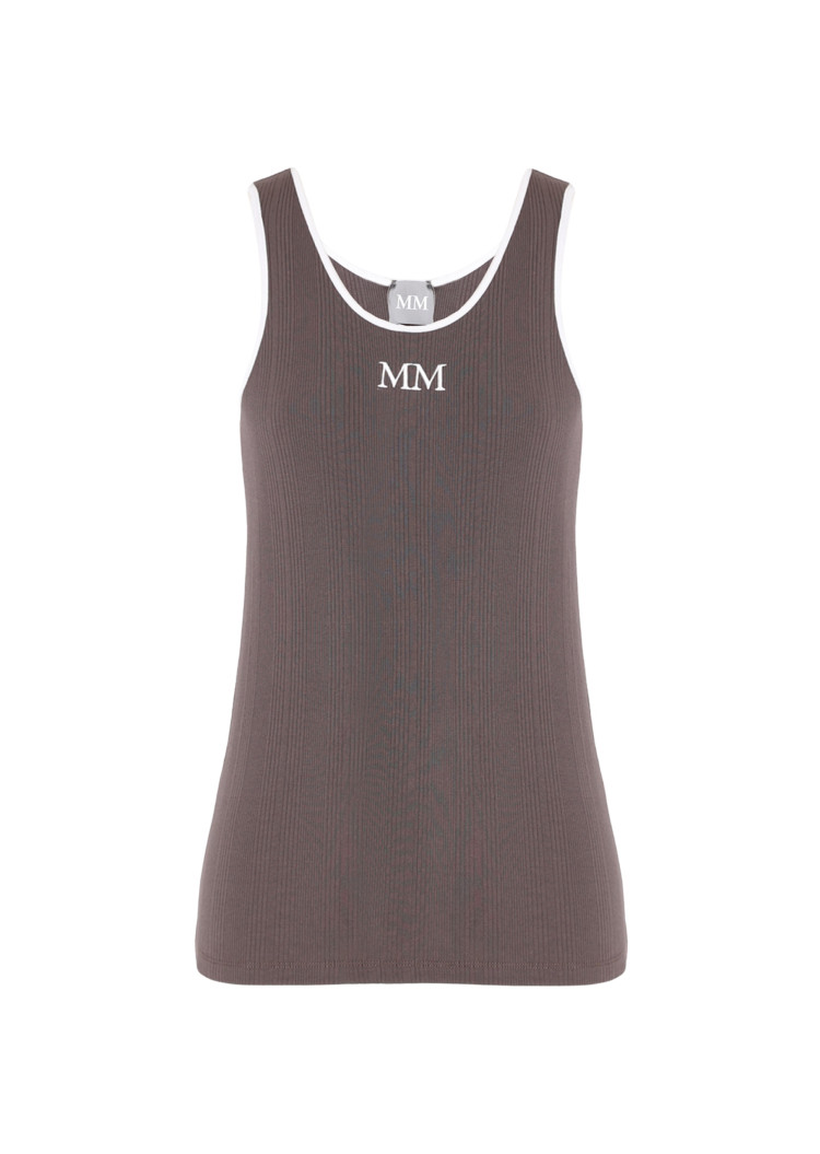 Майка Slim fit для жінок (478445), колір Коричневий - №1