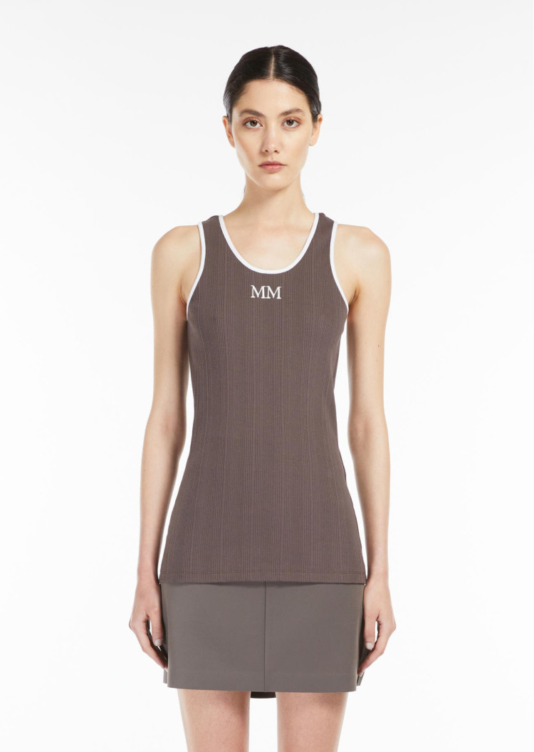 Майка Slim fit для жінок (478445), колір Коричневий - №2