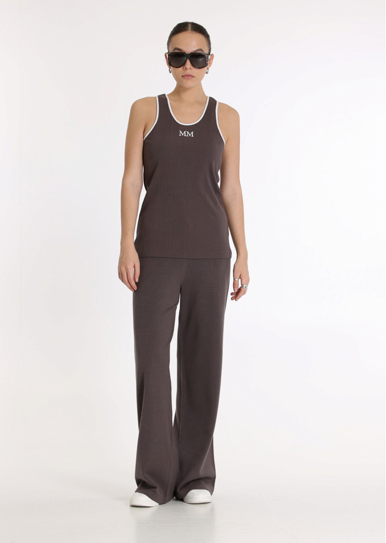 Майка Slim fit для жінок (478445), колір Коричневий - №3