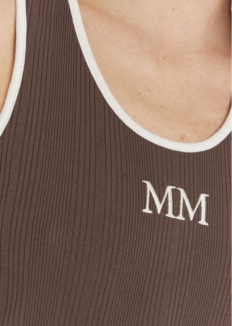 Майка Slim fit для жінок (478445), колір Коричневий - №5