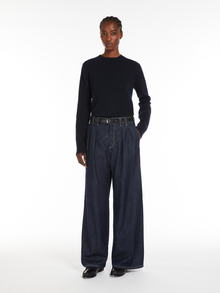 Джинси Relaxed Relaxed Fit Висока для жінок (478453), колір Синій - №3