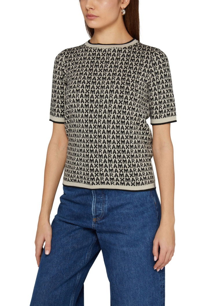 Топ з коротким рукавом Slim fit для жінок (478456), колір Бежевий - №2