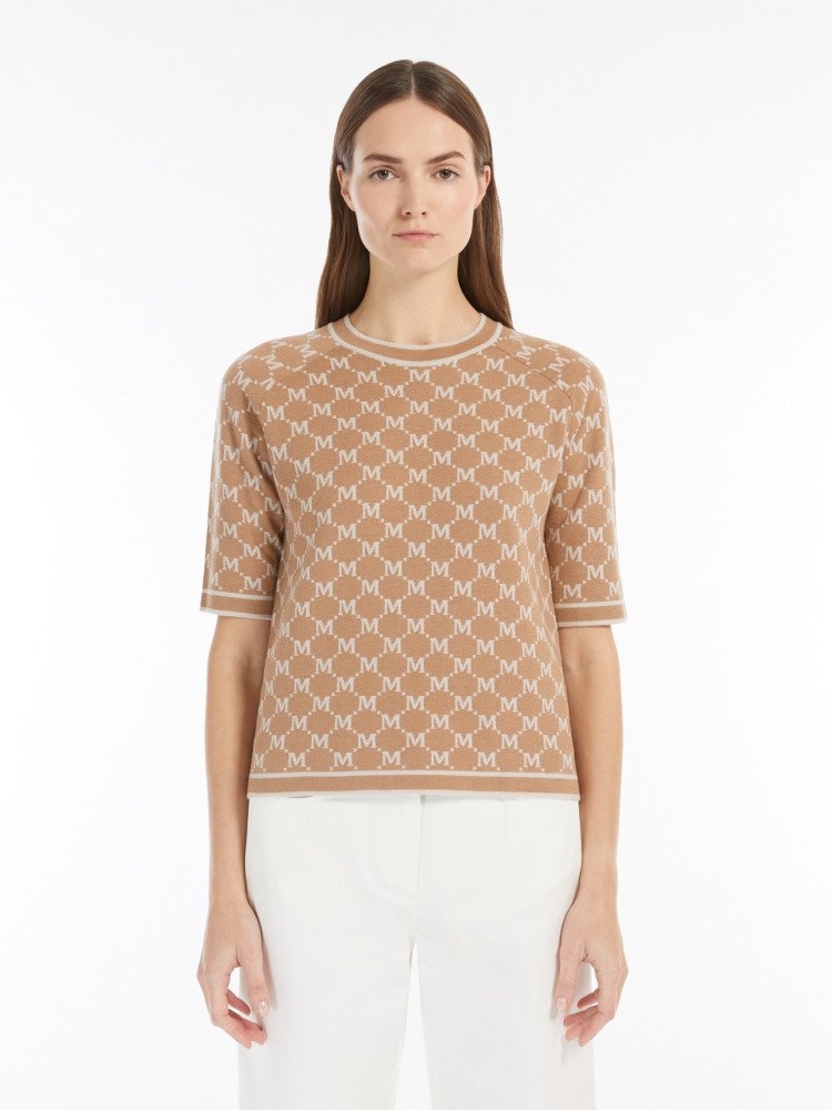 Топ с коротким рукавом Slim fit для женщин (478468), цвет Коричневый - №2