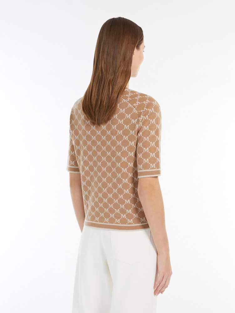 Топ с коротким рукавом Slim fit для женщин (478468), цвет Коричневый - №4