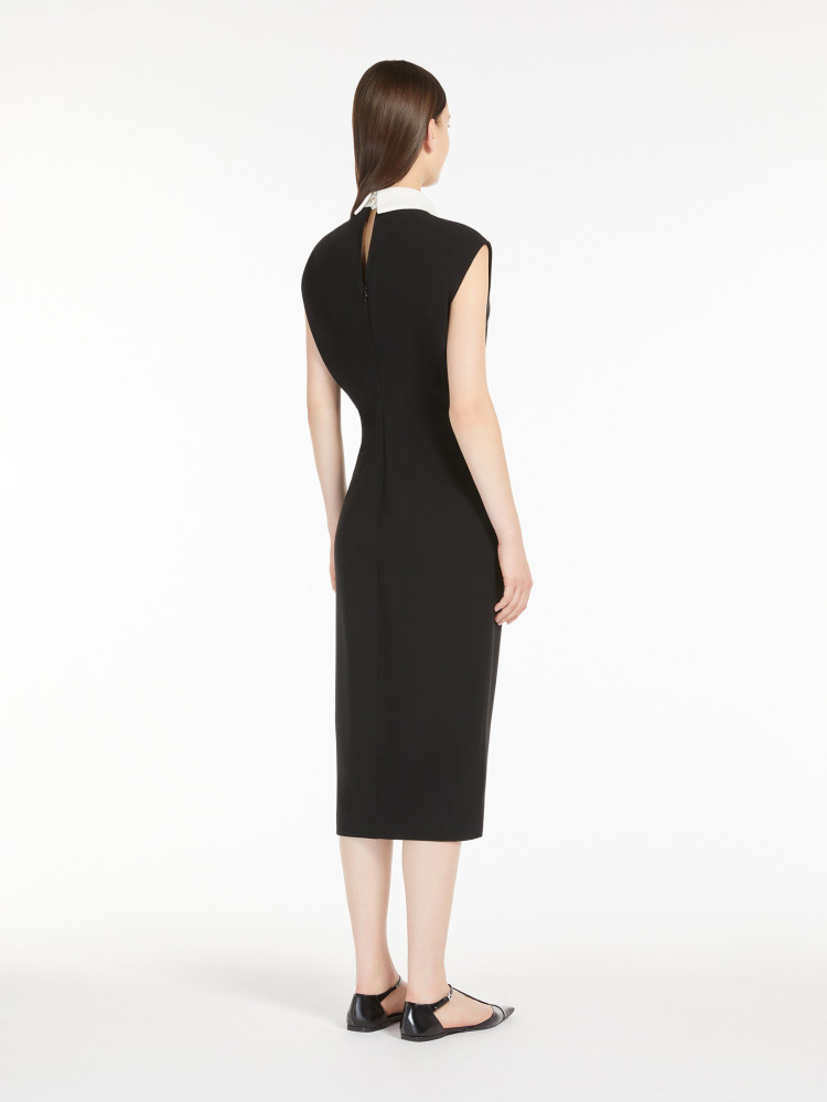 Сукні міді Slim fit для жінок (478474), колір Чорний - №4