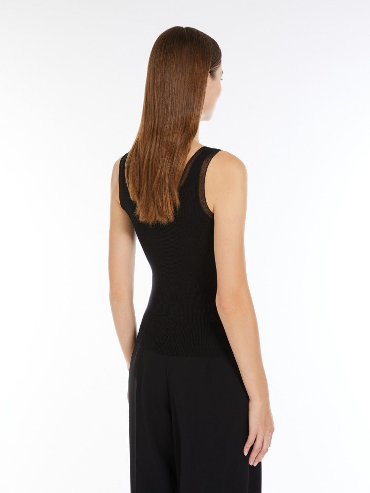 Майка Slim fit для жінок (478475), колір Чорний - №4