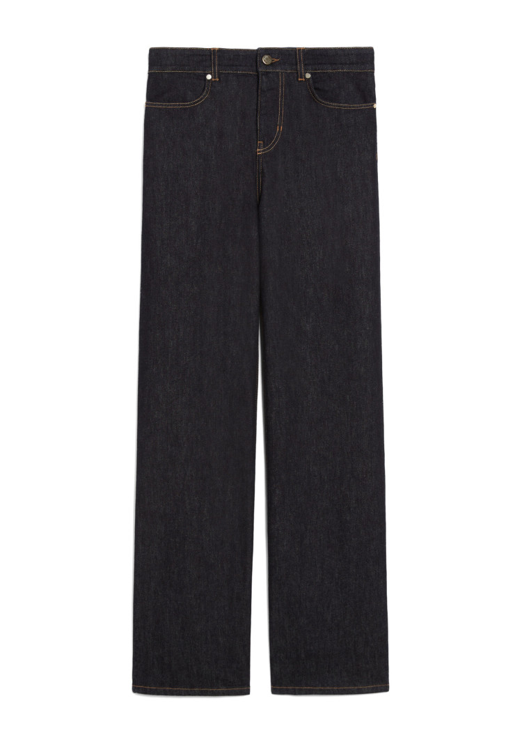 Джинсы Regular Regular fit Высокая для женщин (478480), цвет Синий - №1