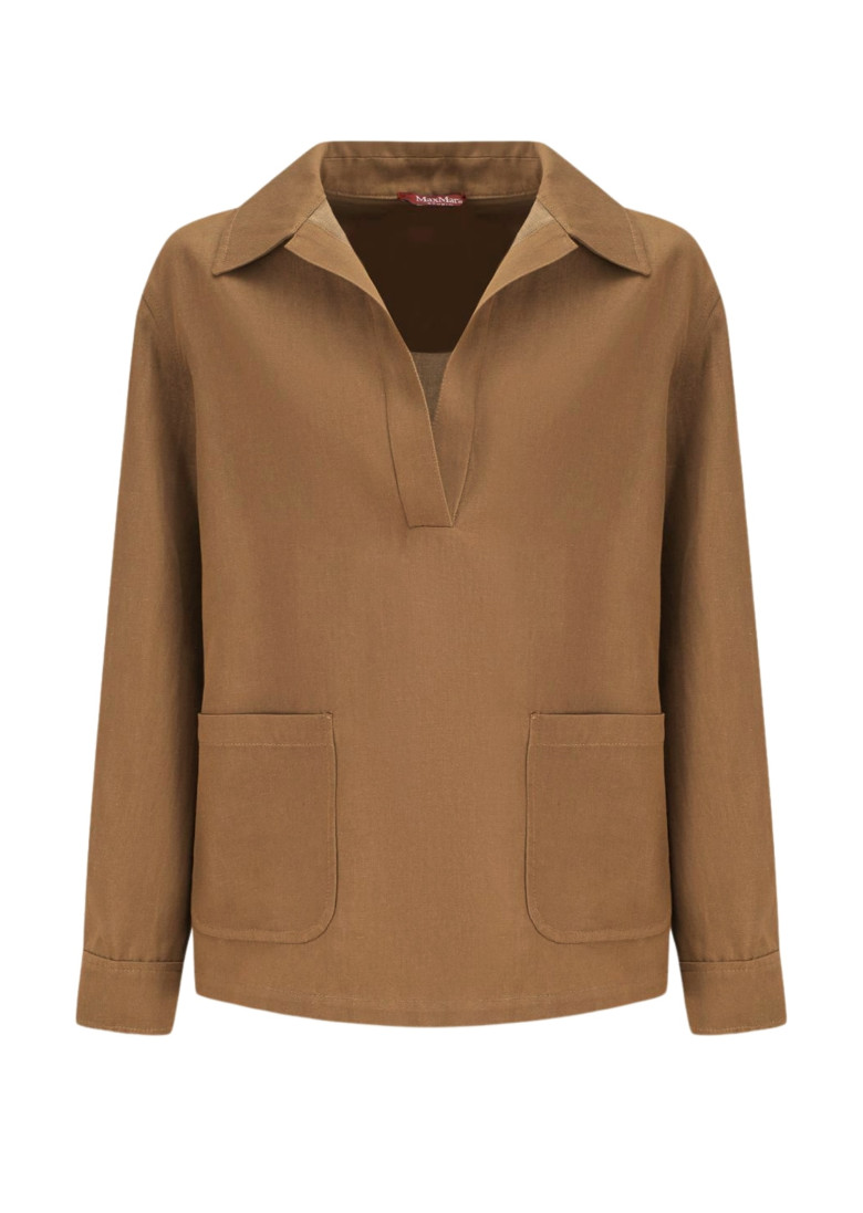 Рубашка с длинным рукавом Relaxed Fit: свободный крой для максимального комфорта.