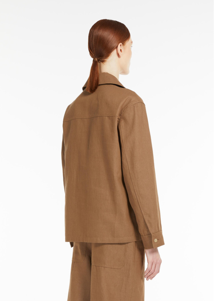 Рубашка с длинным рукавом Relaxed fit для женщин (478482), цвет Коричневый - №3