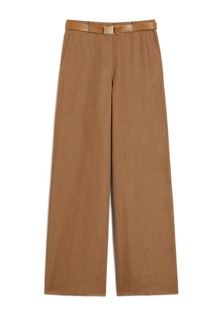 Брюки класичні Relaxed fit Висока для жінок (478483), колір Коричневий - №1