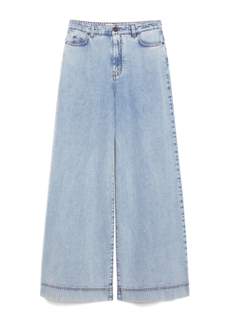 Джинсы Relaxed Relaxed fit Высокая для женщин (478489), цвет Синий - №1