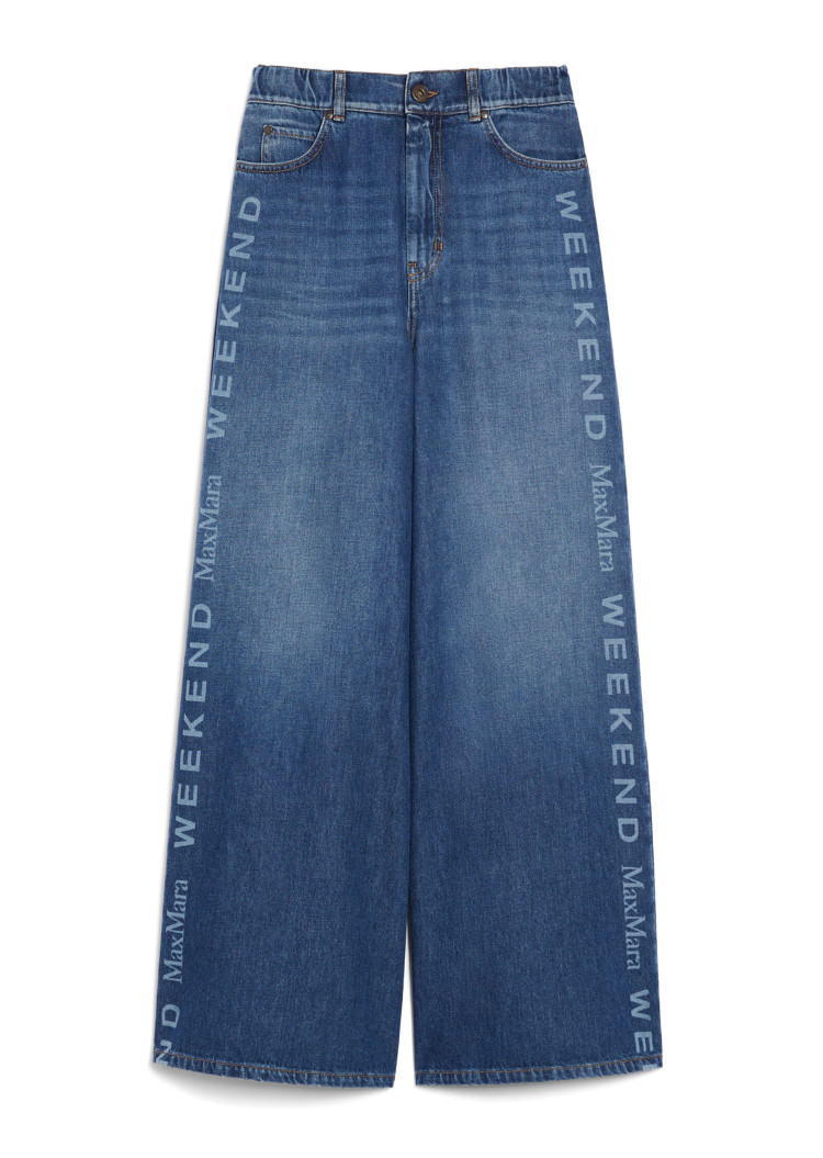 Джинсы Relaxed Relaxed fit Высокая для женщин (478500), цвет Синий - №1