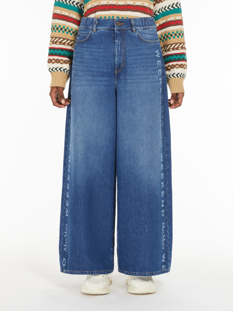 Джинсы Relaxed Relaxed fit Высокая для женщин (478500), цвет Синий - №2