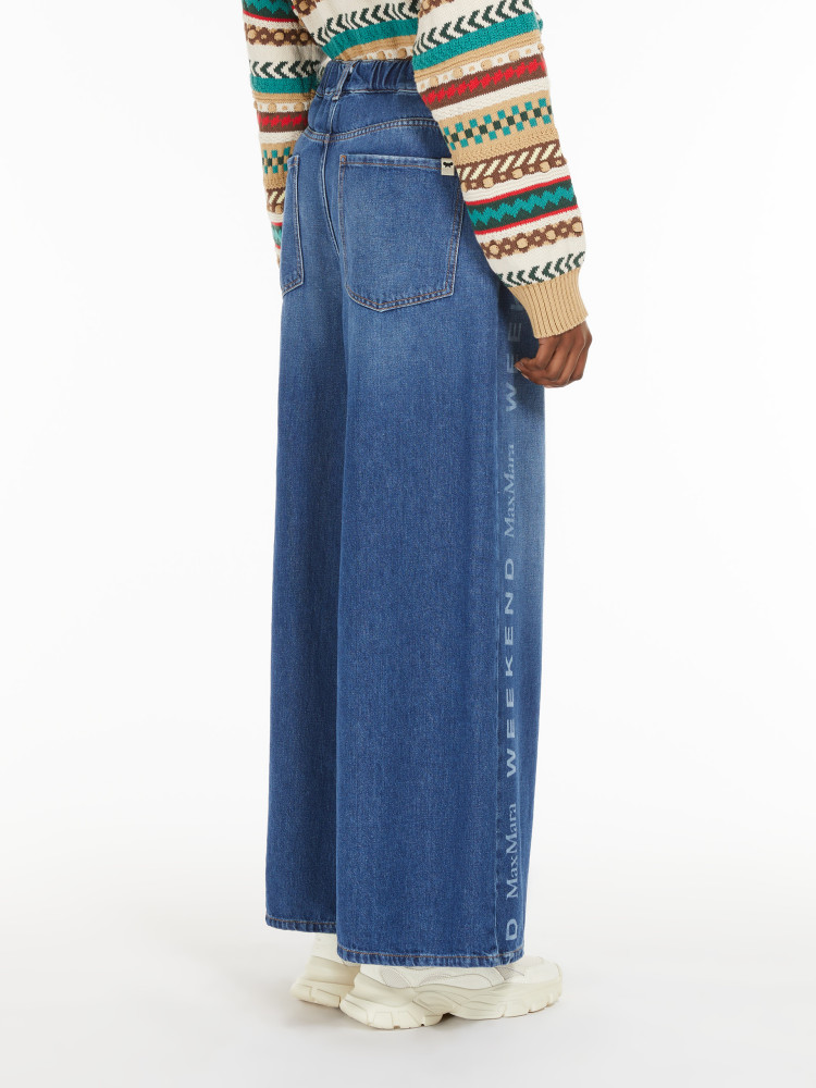 Джинсы Relaxed Relaxed fit Высокая для женщин (478500), цвет Синий - №4