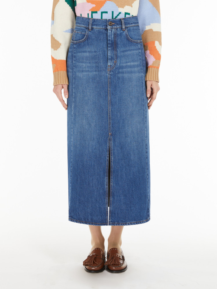 Юбка макси Regular fit для женщин (478502), цвет Синий - №2