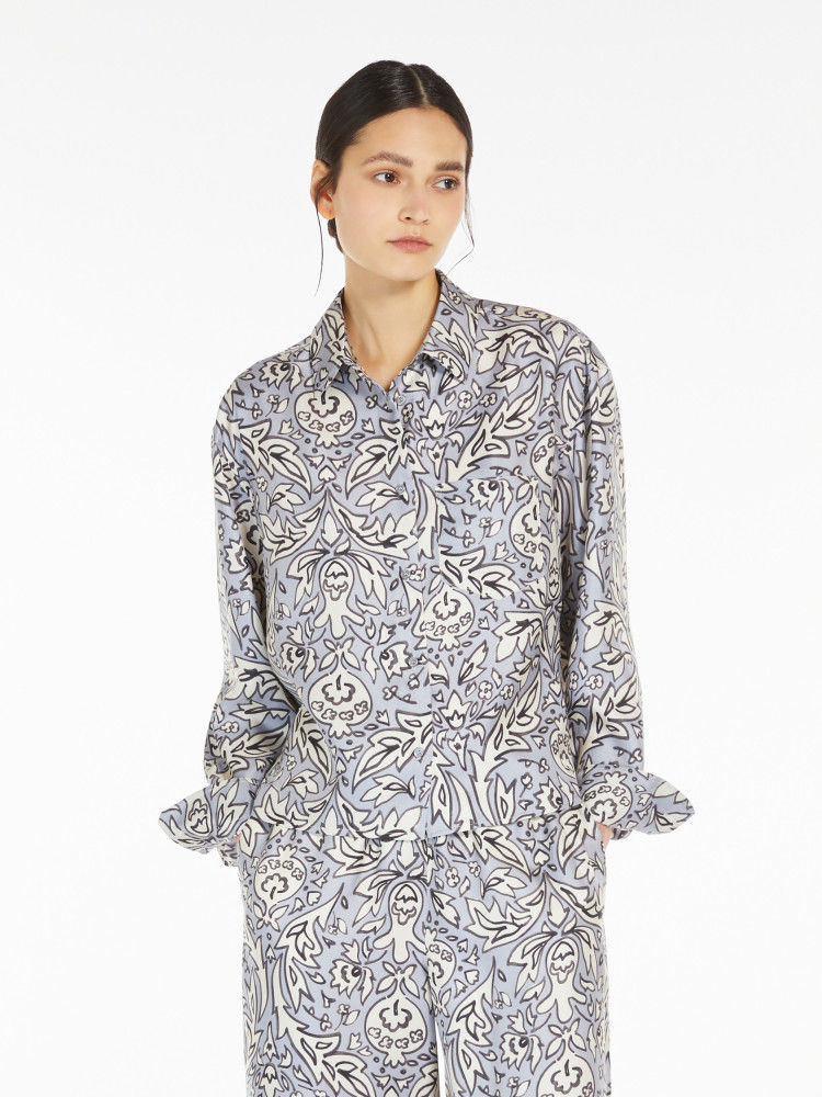 Блуза с длинным рукавом Relaxed Fit — фото 5