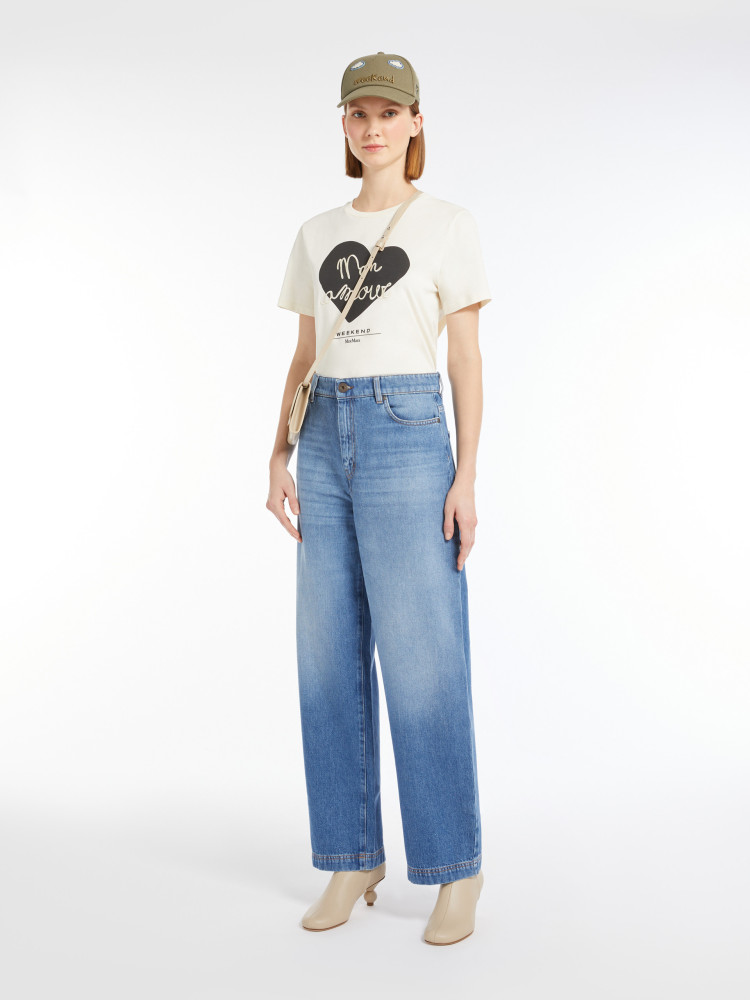 Джинсы Relaxed Relaxed fit Высокая для женщин (478508), цвет Синий - №3