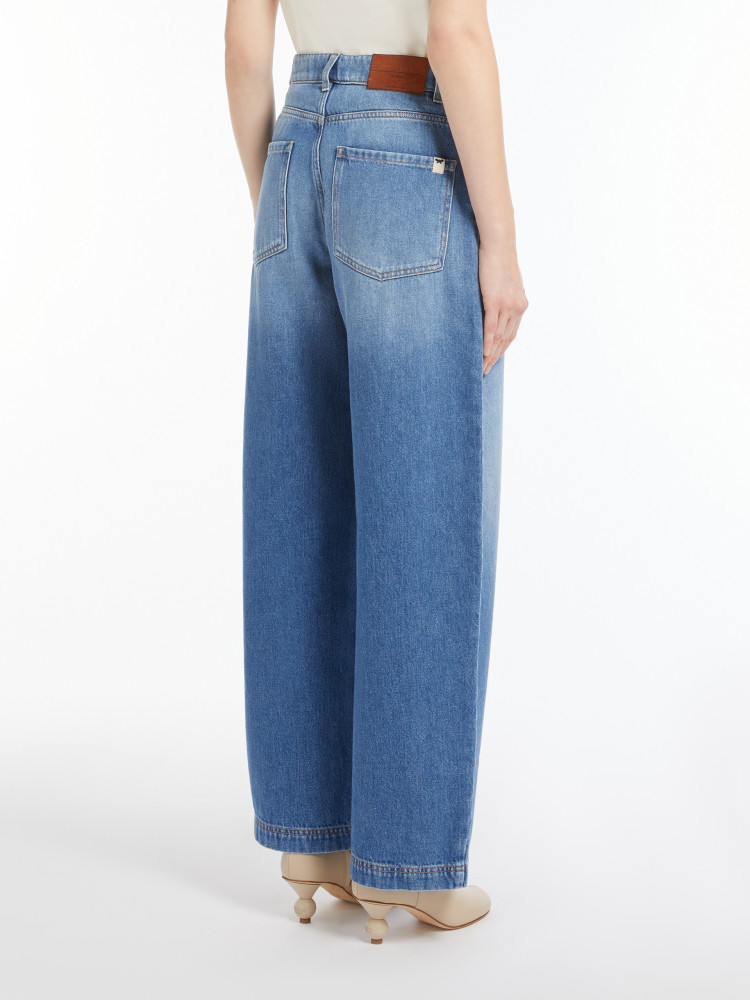Джинсы Relaxed Relaxed fit Высокая для женщин (478508), цвет Синий - №4