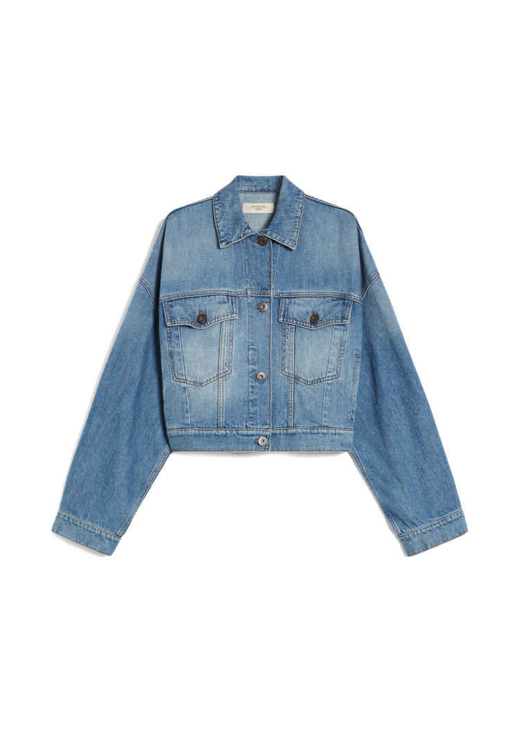 Джинсовая куртка Regular fit для женщин (478513), цвет Синий - №1