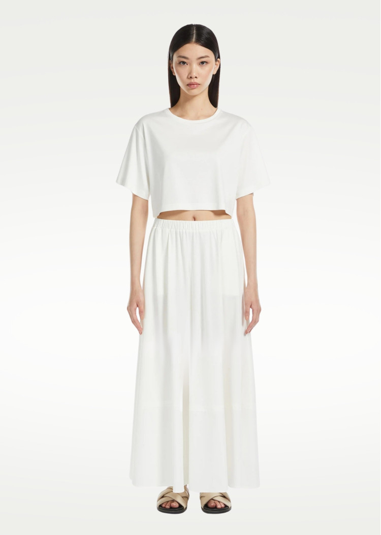 Юбка макси Relaxed fit для женщин (478526), цвет Белый - №2
