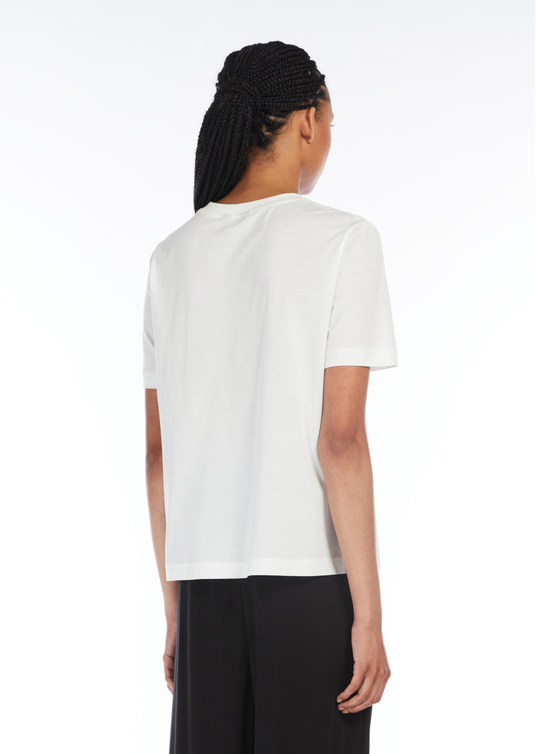 Футболка Slim fit для жінок (478527), колір Білий - №4