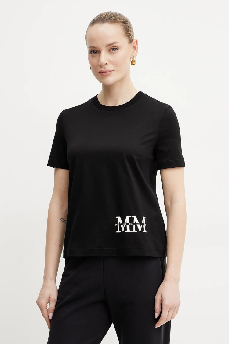 Футболка Slim Fit для жінок (478529), колір Чорний - №2