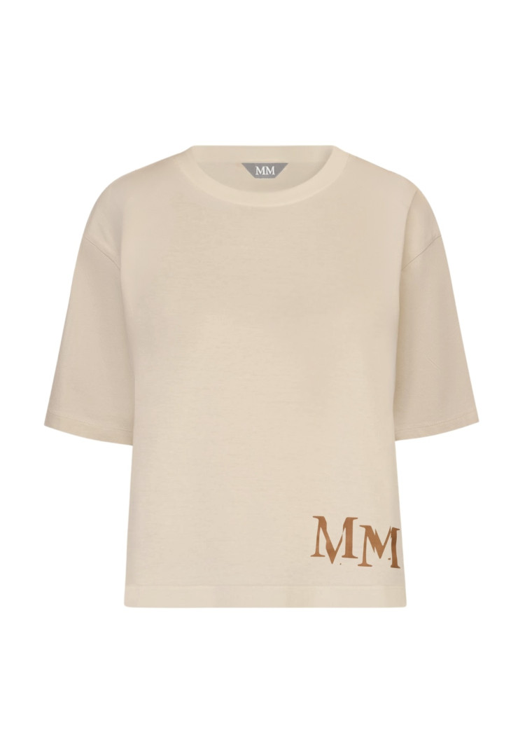 Футболка Relaxed fit для жінок (478535), колір Бежевий - №1