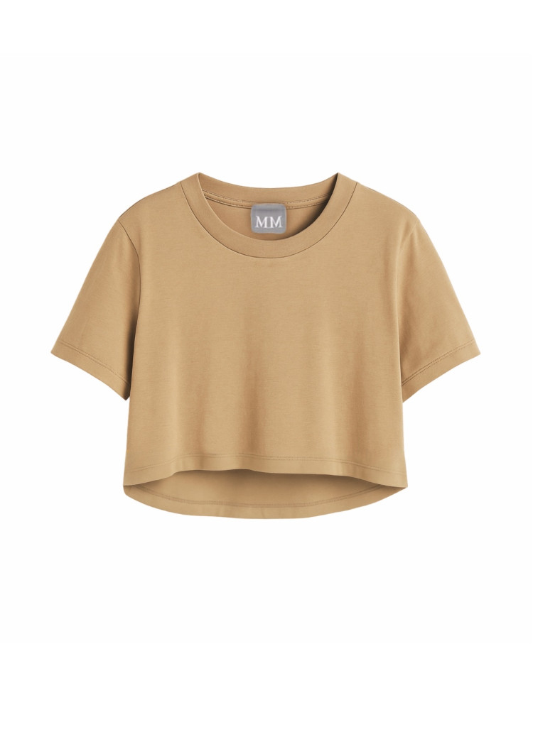 Футболка Regular fit для жінок (478537), колір Коричневий - №1