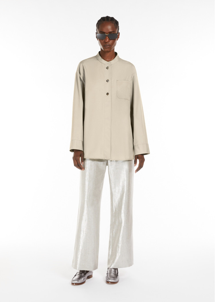 Сорочка з довгим рукавом Relaxed fit для жінок (478545), колір Бежевий - №3