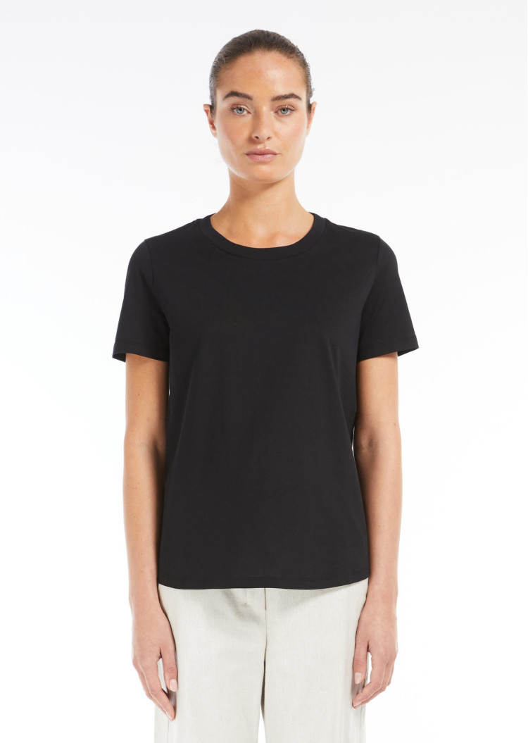 Футболка Slim fit для жінок (478550), колір Чорний - №2