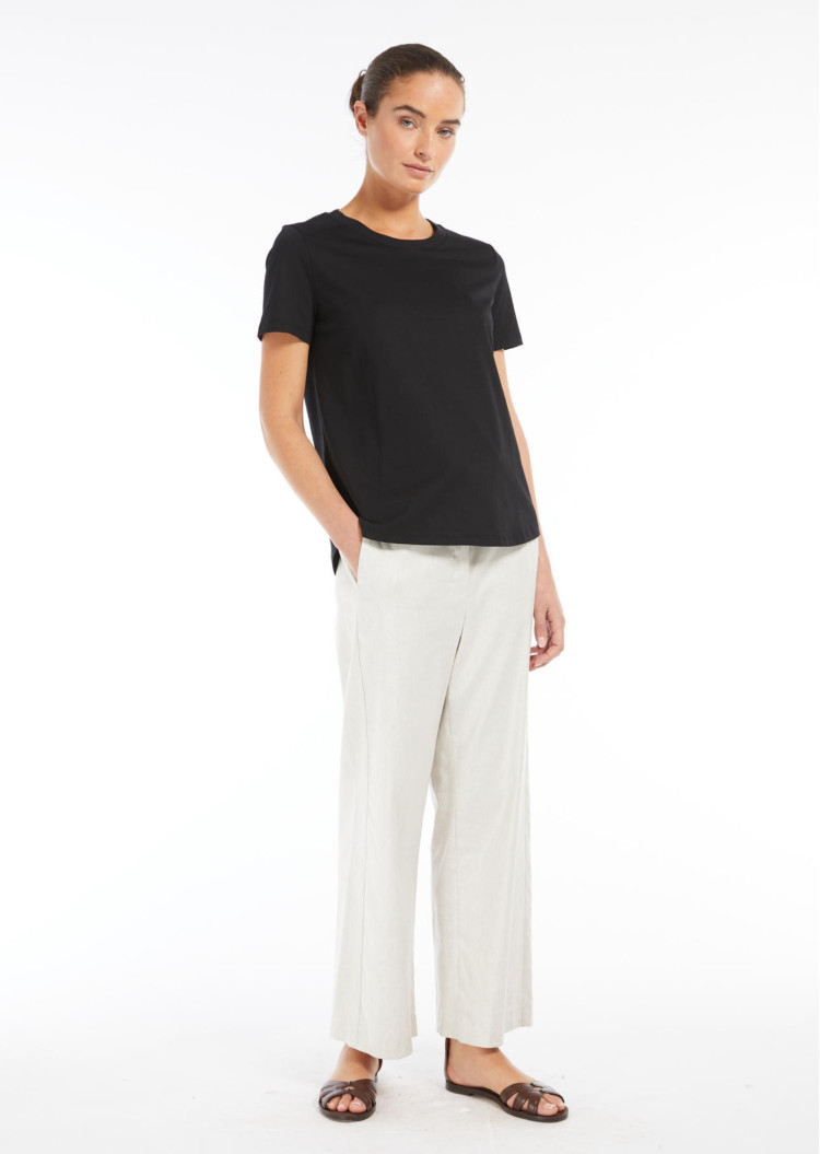 Футболка Slim fit для жінок (478550), колір Чорний - №3