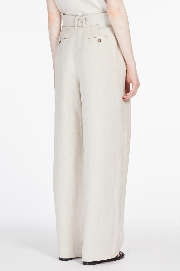 Брюки fashion Regular Fit Висока для жінок (478553), колір Бежевий - №3