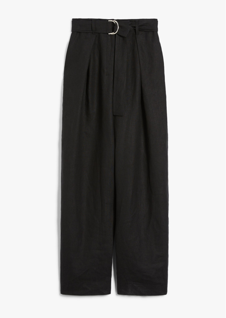 Брюки fashion Regular fit Высокая для женщин (478554), цвет Черный - №1