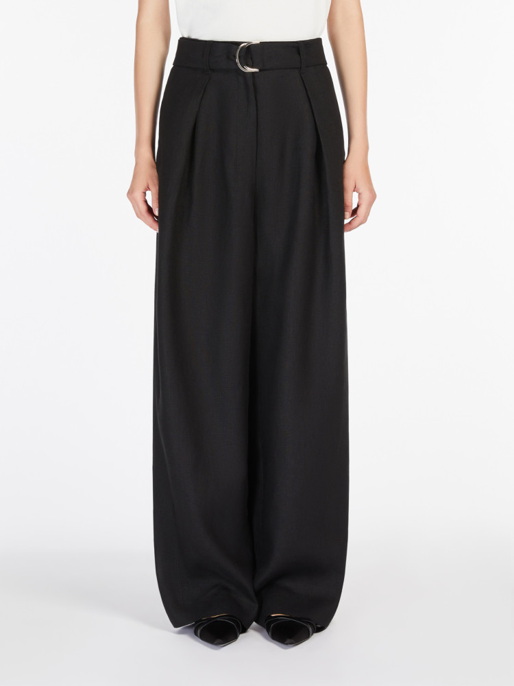 Брюки fashion Regular fit Высокая для женщин (478554), цвет Черный - №2