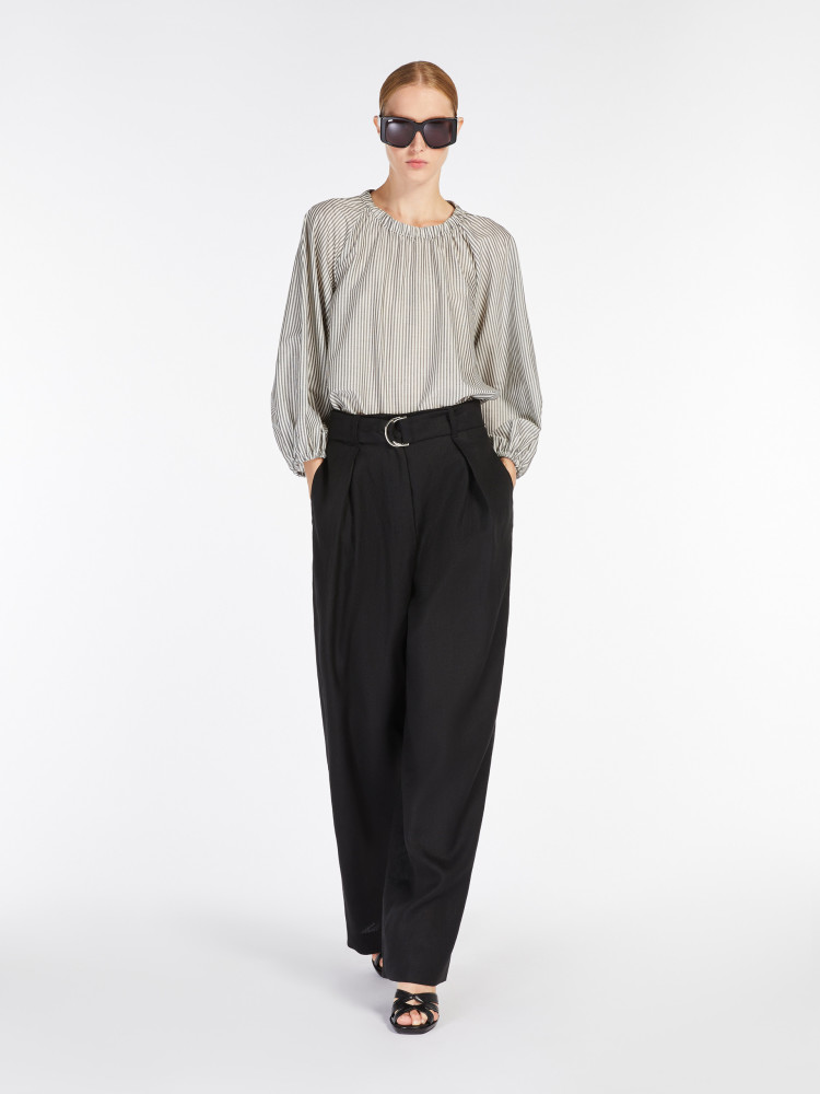 Брюки fashion Regular fit Высокая для женщин (478554), цвет Черный - №3