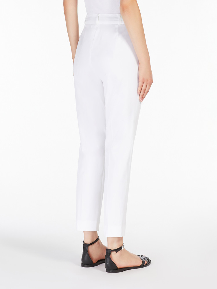 Брюки классика Slim Fit Средняя для женщин (478572), цвет Белый - №4